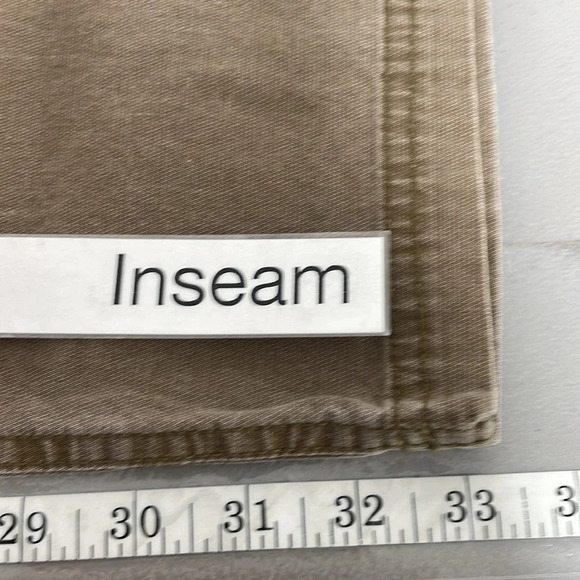 Eddie Bauer Jeans NWT Khaki Flex Diamond Dobby Slim Straight Size 38x34 - Picture 11 of 11